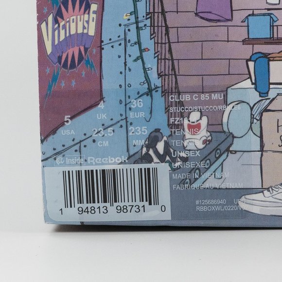 Reebok Club C 85 x Illumination's Minions Vicious 6 FZ1914 Suede Leather Sneaker - Picture 13 of 13